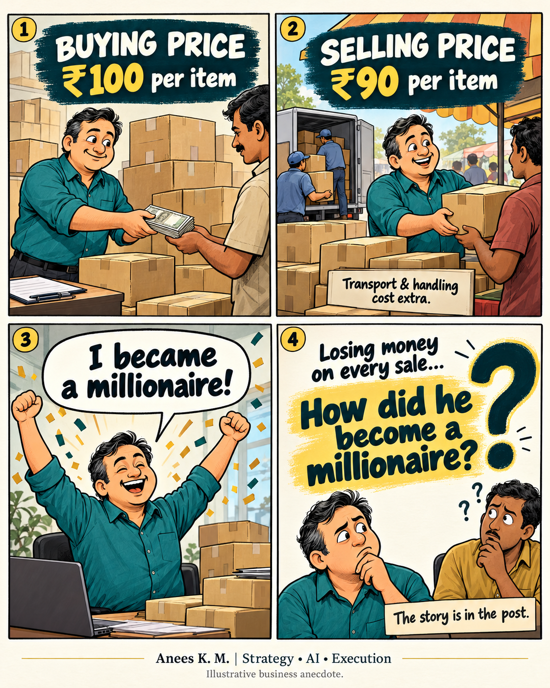 The millionaire pricing puzzle